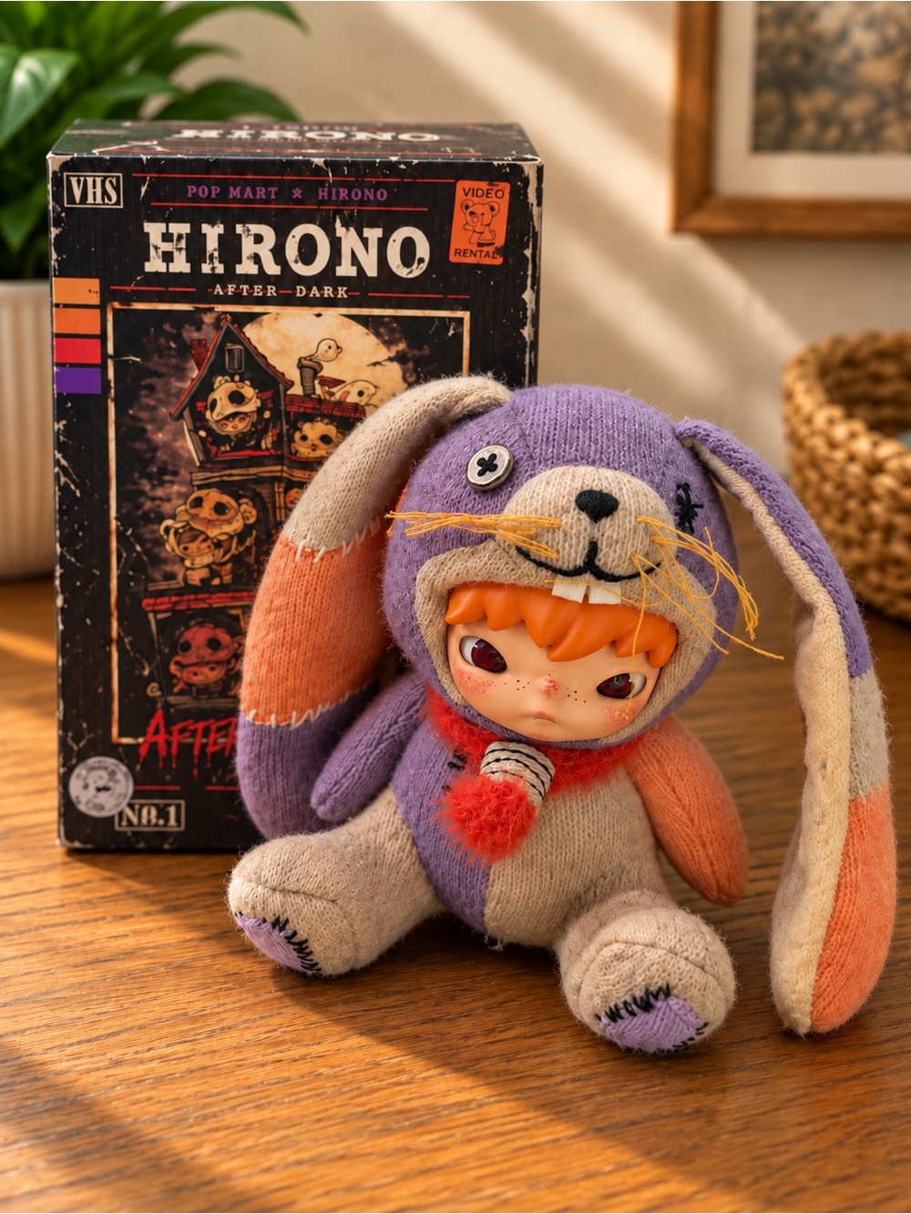 POP MART HIRONO After Dark Runaway Bunny Plush Pendant
